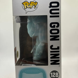 Funko POP! Star Wars #128 Qui Gon Jinn 2017 Galactic Con Glow FRENLY BRICKS - Open 7 Days