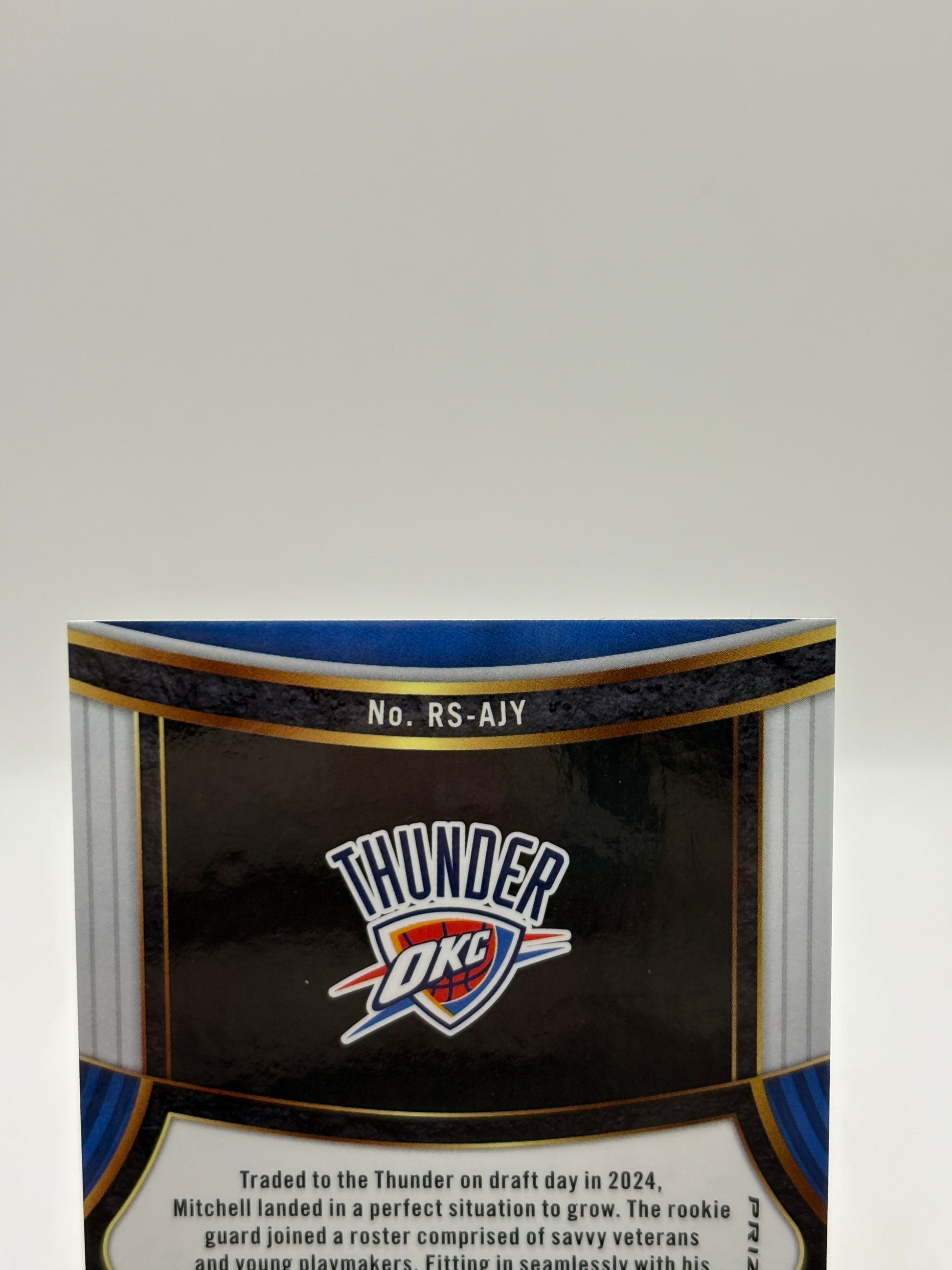 2024-25 Panini Select - RS-AJY Ajay Mitchell Fastbreak Auto Rookie