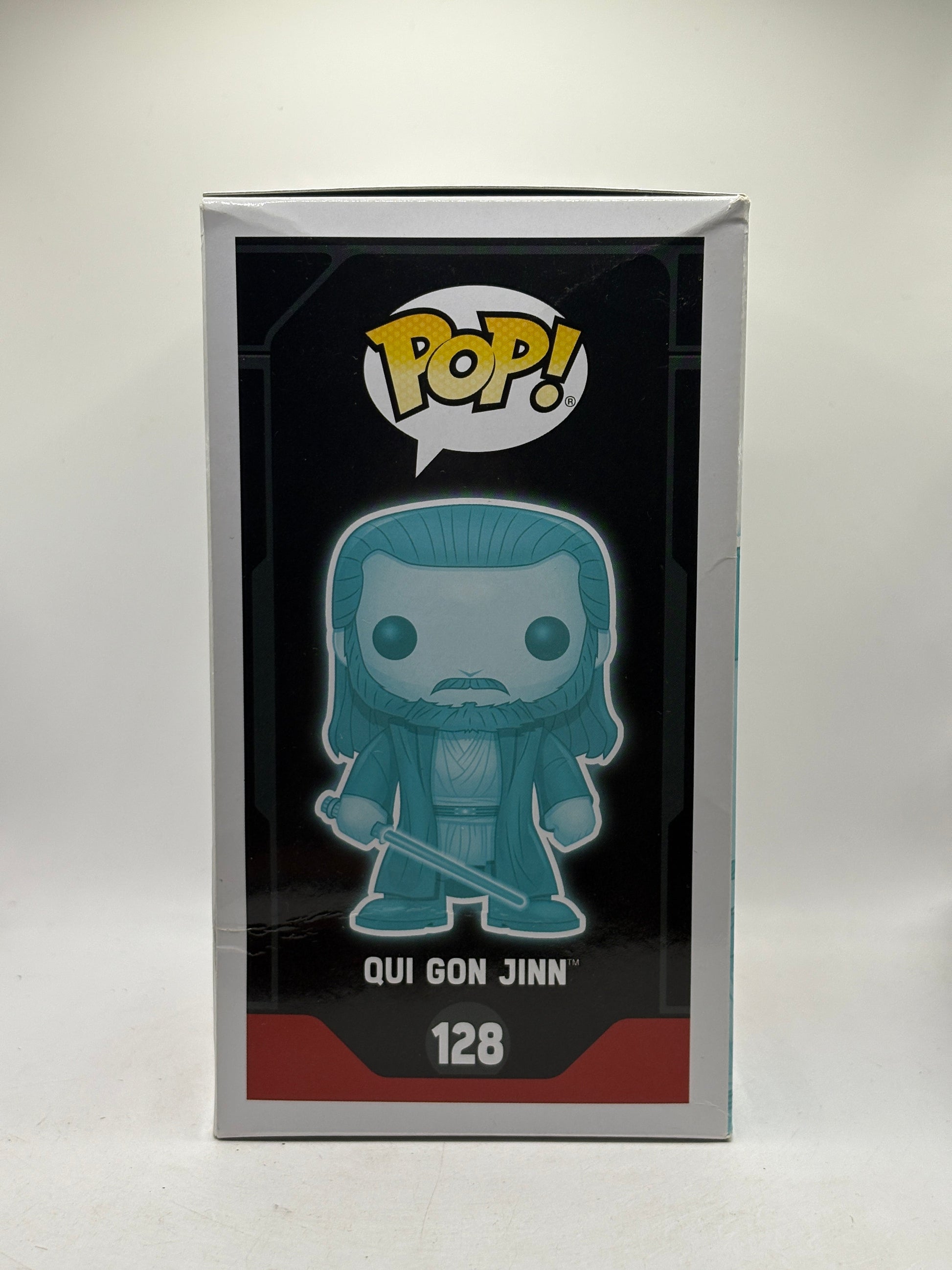 Funko POP! Star Wars #128 Qui Gon Jinn 2017 Galactic Con Glow FRENLY BRICKS - Open 7 Days