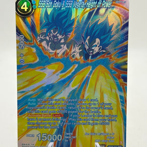 Dragon Ball Masters - SSB Son Goku & SSB Vegeta, Height of Power BT26-041