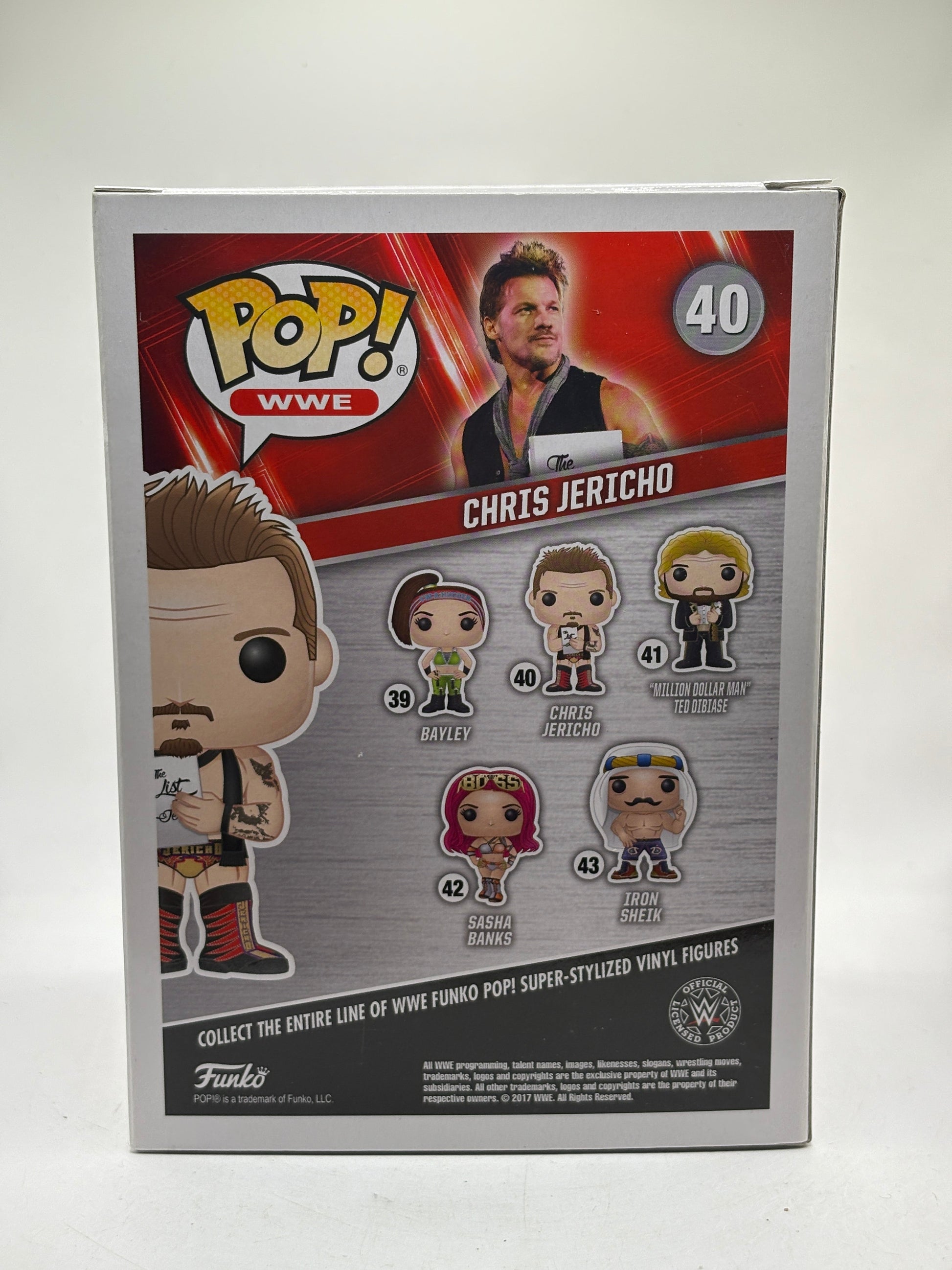 Funko POP! WWE #40 Chris Jericho Vinyl Figure FRENLY BRICKS - Open 7 Days