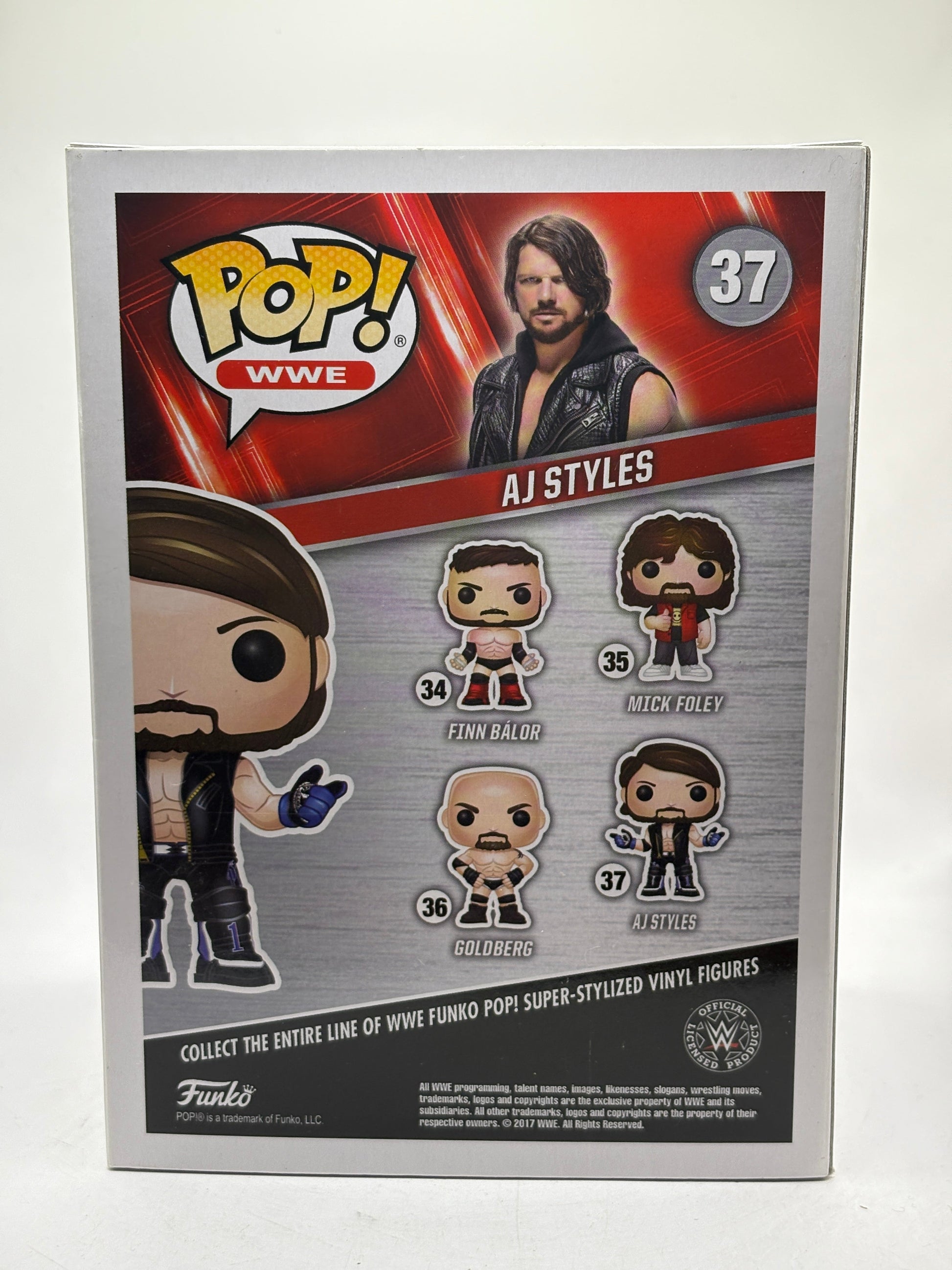 Funko POP! WWE #37 AJ Styles Vinyl Figure FRENLY BRICKS - Open 7 Days