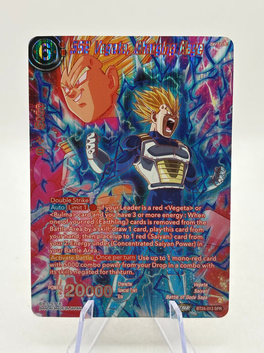 Dragon Ball Super Masters - SS2 Vegeta, Charging Rage BT24-013 SPR NM