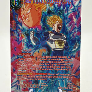 Dragon Ball Super Masters - SS2 Vegeta, Charging Rage BT24-013 SPR NM
