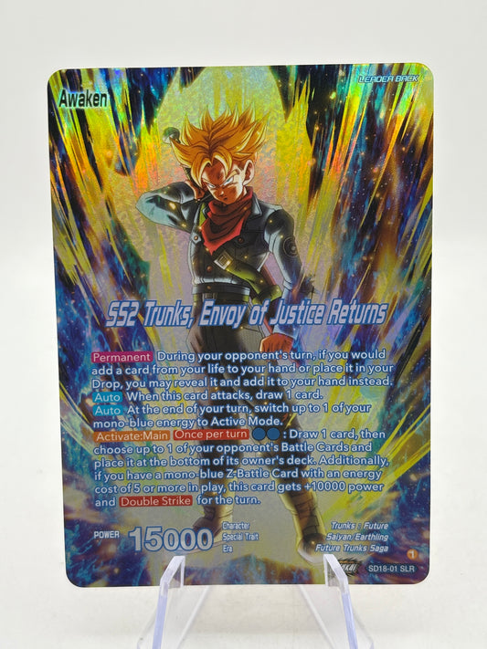 Dragon Ball Super Masters - SS2 Trunks, Envoy of Justice Returns SD18-01 SLR