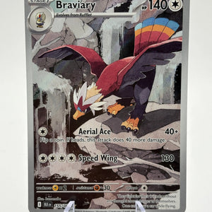 Pokemon TCG Black Bolt - Braviary #155/086 Illustration Rare NM FRENLY BRICKS - Open 7 Days