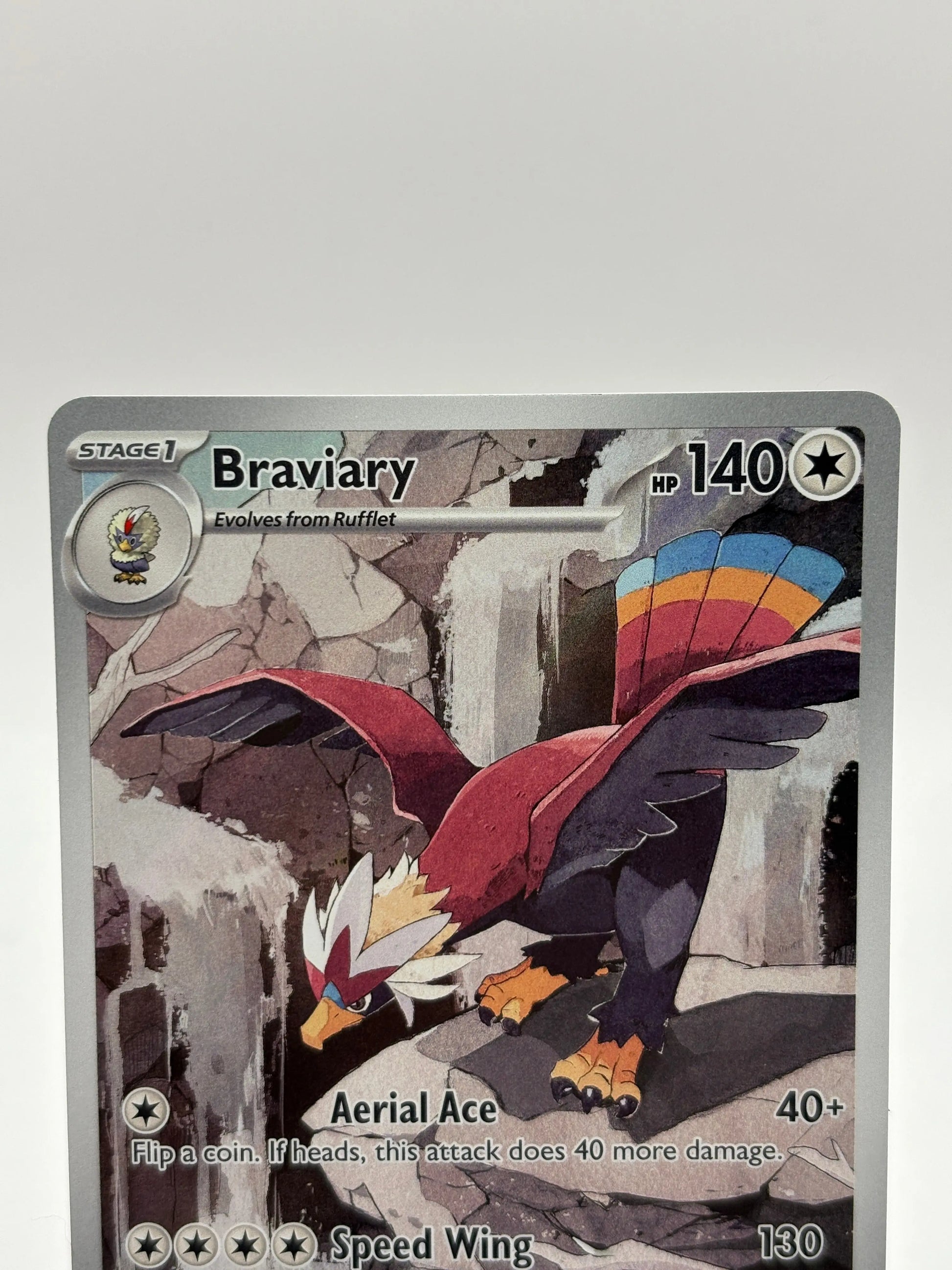 Pokemon TCG Black Bolt - Braviary #155/086 Illustration Rare NM FRENLY BRICKS - Open 7 Days