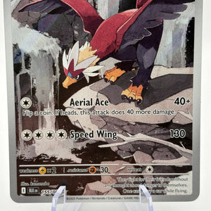 Pokemon TCG Black Bolt - Braviary #155/086 Illustration Rare NM FRENLY BRICKS - Open 7 Days