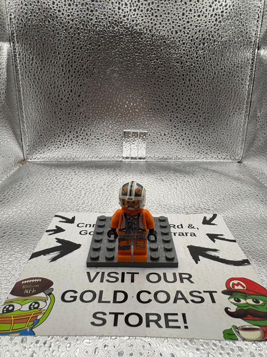 LEGO Star Wars Rebel X-Wing Pilot Minifigure 75032 Theron Nett Dual Printed Head FRENLY BRICKS - Open 7 Days