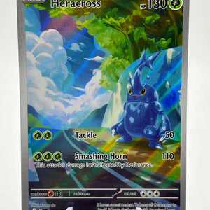 Pokemon TCG Paldea Evolved - Heracross 194/193 Illustration Rare NM FRENLY BRICKS - Open 7 Days