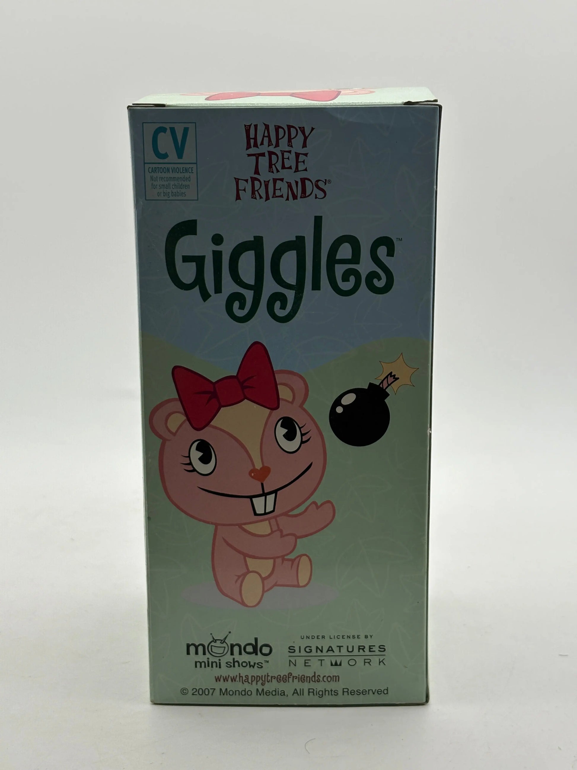 Funko Happy Tree Friends Giggles Pink 2007 Wacky Wobbler Bobblehead FRENLY BRICKS - Open 7 Days