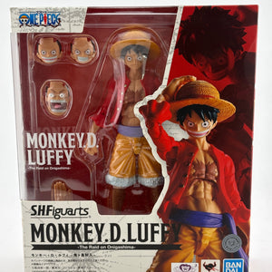 Bandai S.H. Figuarts One Piece Monkey D Luffy Onigashima Raid Figure Sealed FRENLY BRICKS - Open 7 Days