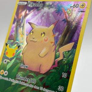 Pokemon TCG Celebrations- Pikachu 005/025 Holo Rare LP (1) FRENLY BRICKS - Open 7 Days