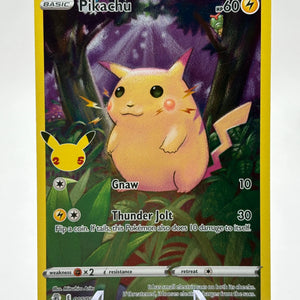 Pokemon TCG Celebrations- Pikachu 005/025 Holo Rare LP (2) FRENLY BRICKS - Open 7 Days