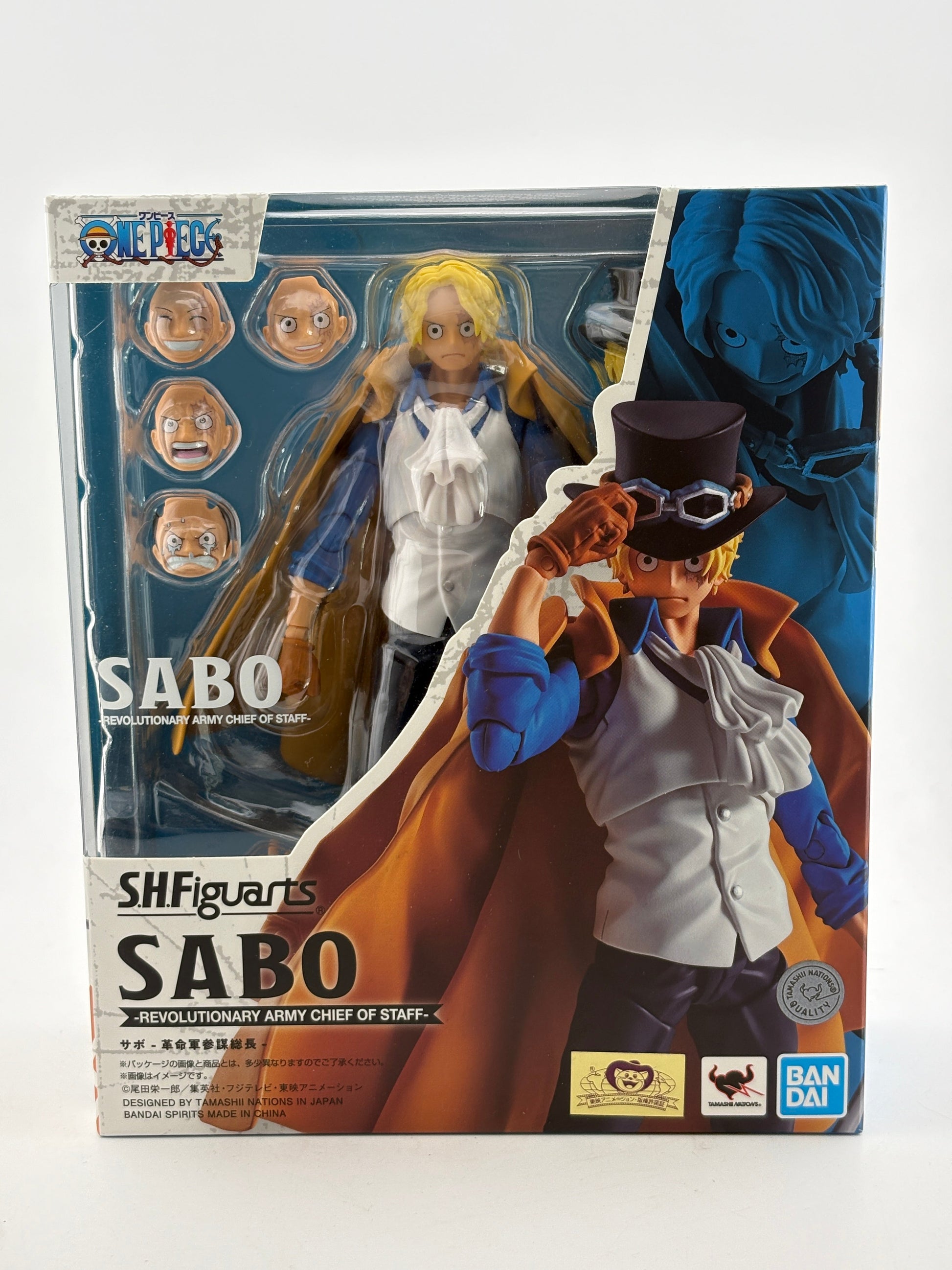 Bandai S.H.Figuarts Sabo Revolutionary Army Chief of Staff One Piece Figure Sealed FRENLY BRICKS - Open 7 Days