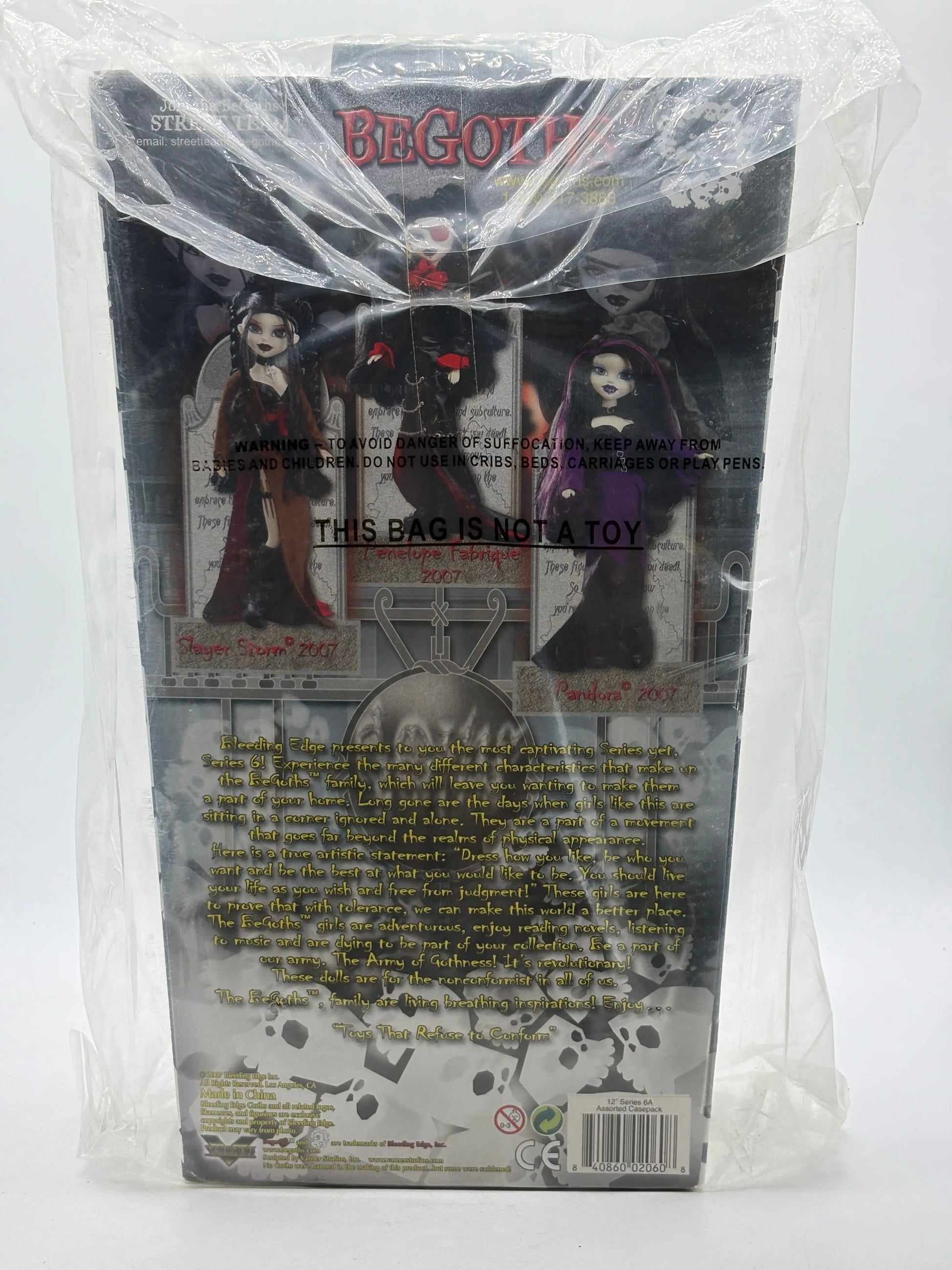 BEGOTHS Bleeding Edge SLAYER STORM series 6 Varner Studios 2007 Doll FRENLY BRICKS - Open 7 Days