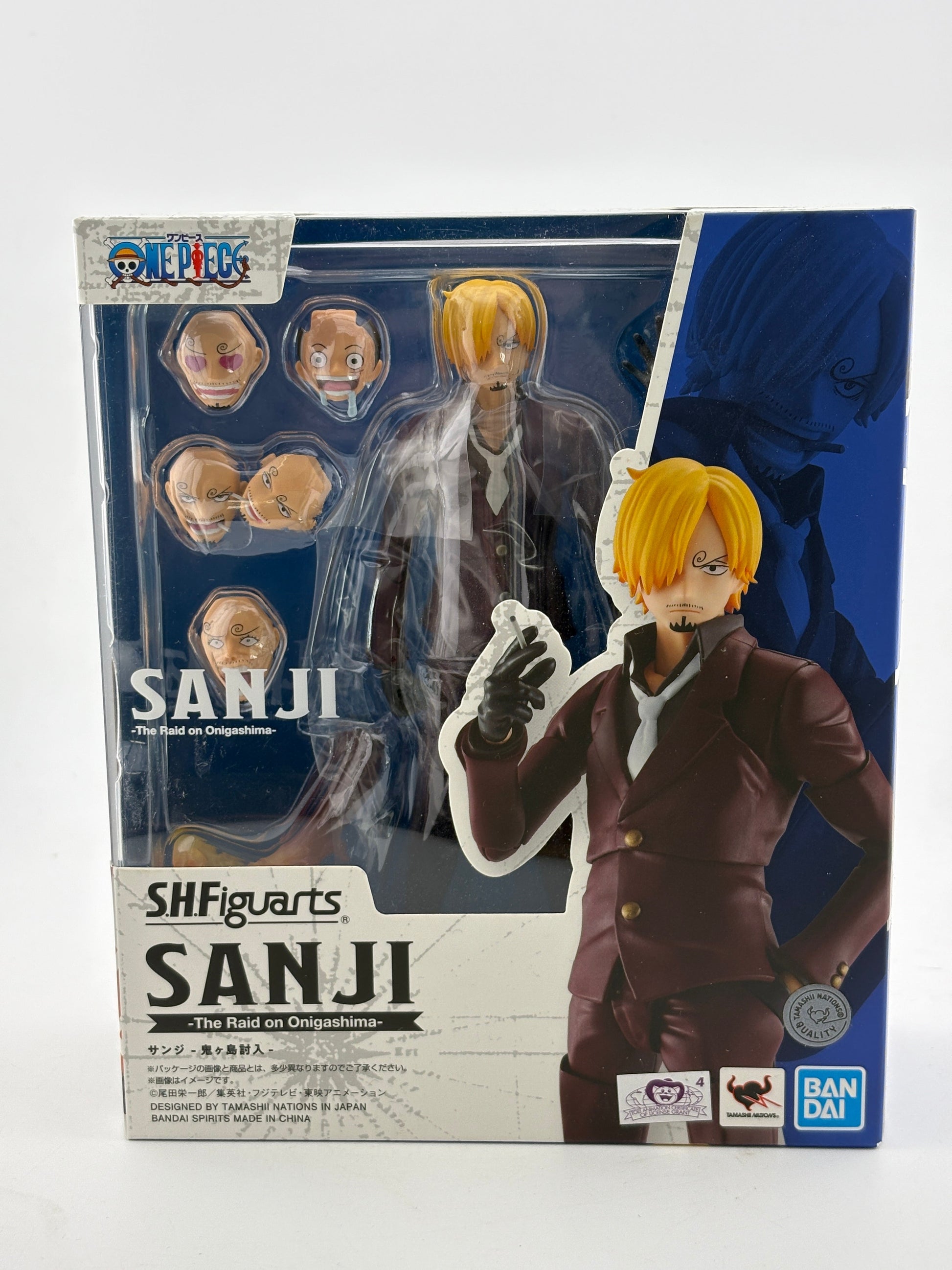 Bandai S.H.Figuarts Sanji Raid on Onigashima One Piece Bandai Figure FRENLY BRICKS - Open 7 Days