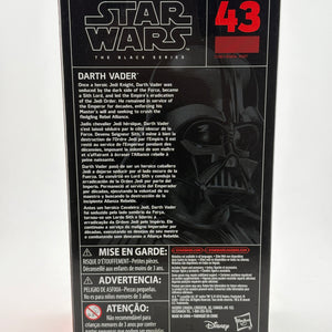 Hasbro Star Wars The Black Series Action Figures - Darth Vader Brand New Sealed FRENLY BRICKS - Open 7 Days