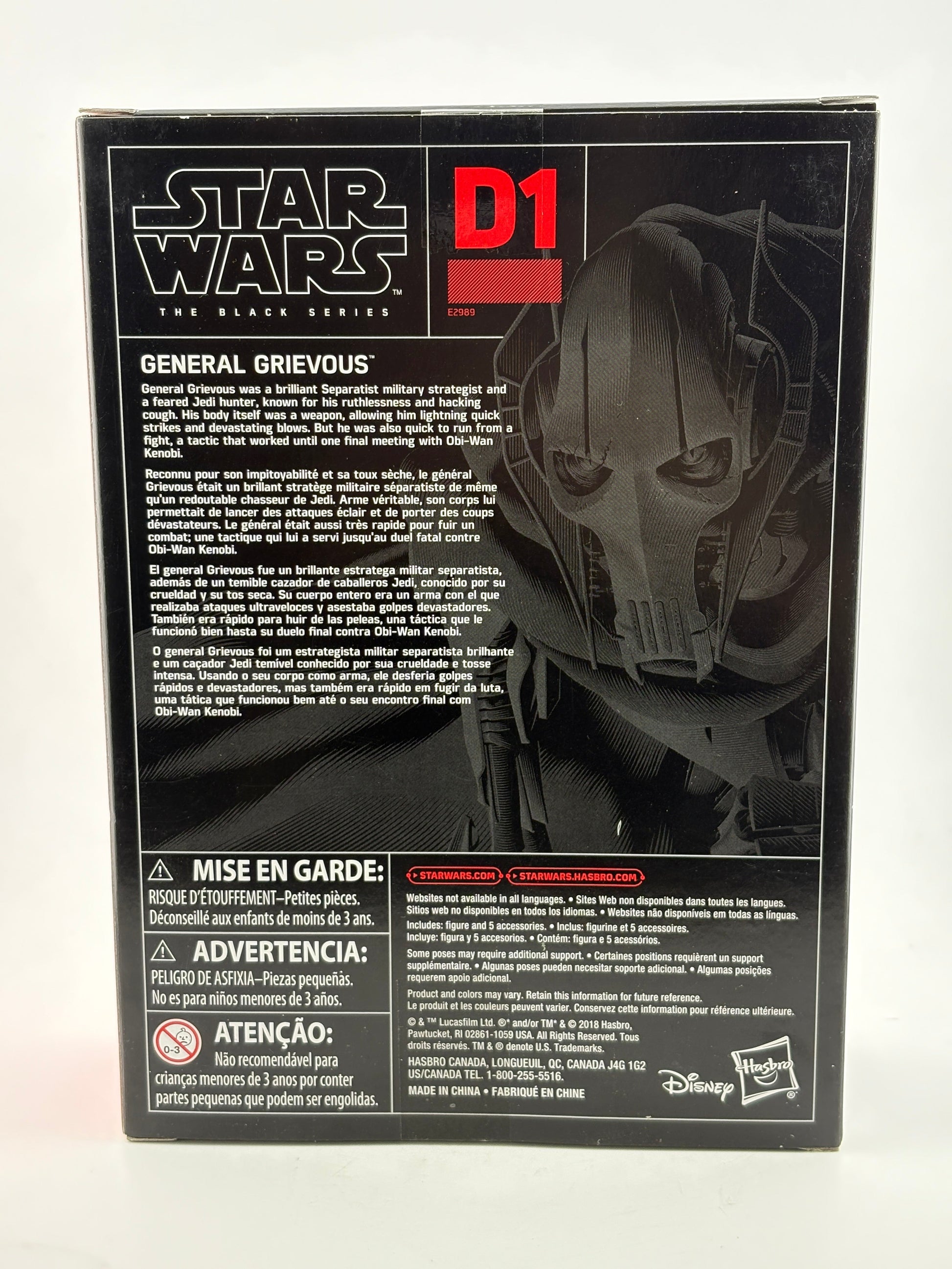 Hasbro Star Wars The Black Series - General Grievous Brand New Sealed (1) FRENLY BRICKS - Open 7 Days