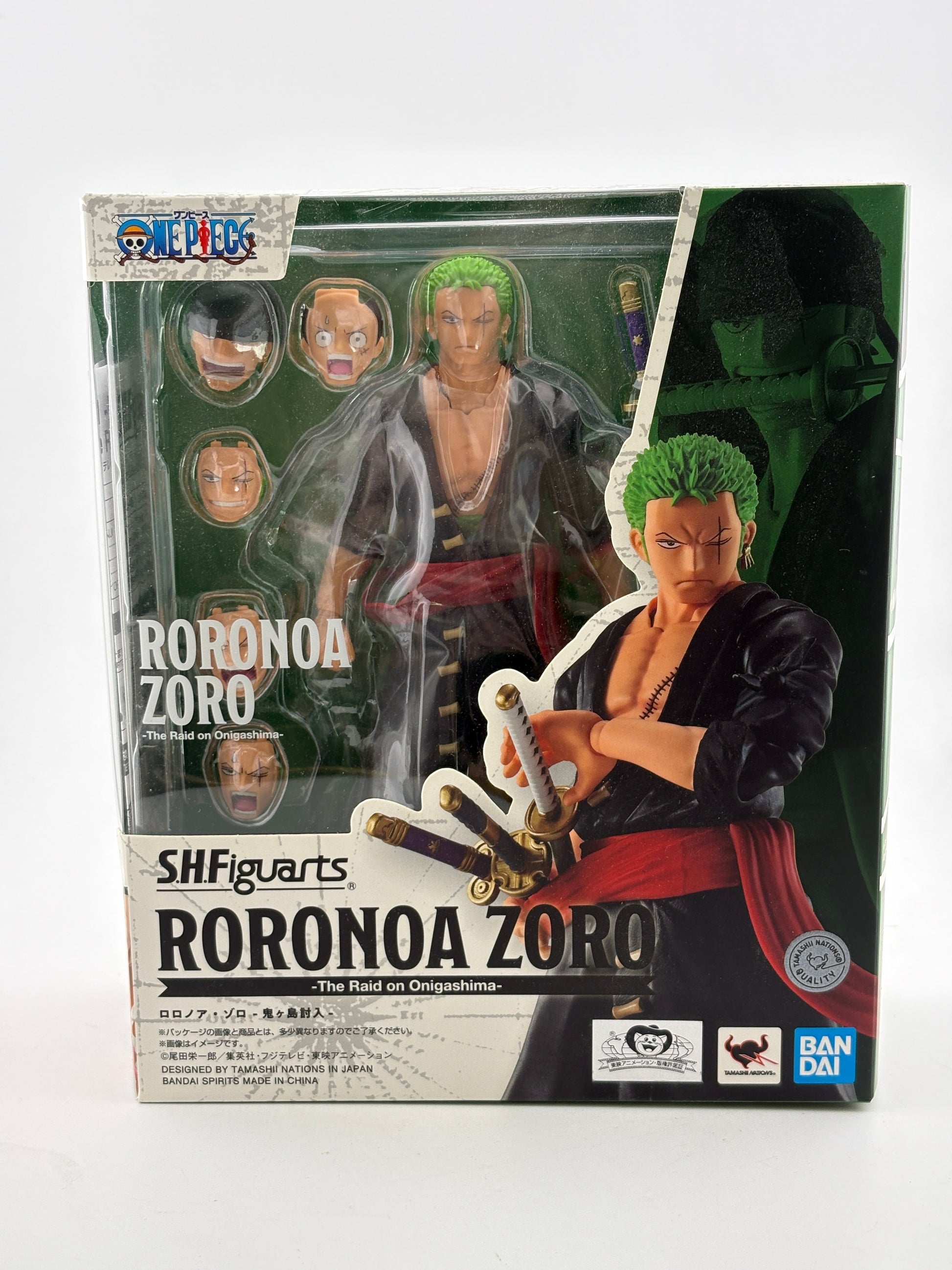 Bandai SHFiguarts - One Piece Roronoa Zoro The Raid on Onigashima Figure Sealed FRENLY BRICKS - Open 7 Days