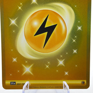 Pokemon TCG Scarlet & Violet Base Set - Basic Lightning Energy 257/198 NM FRENLY BRICKS - Open 7 Days