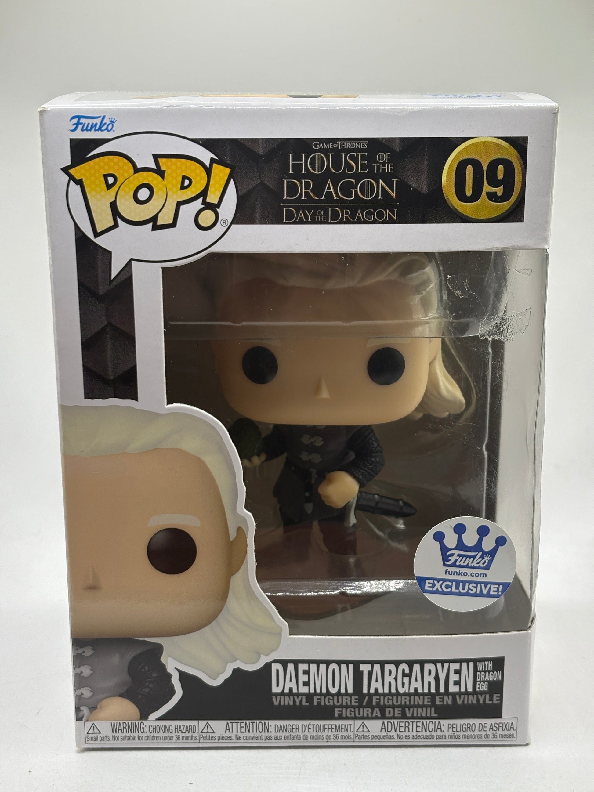 Funko POP! House of The Dragon #09 Daemon Targaryen with Dragon Egg image 1