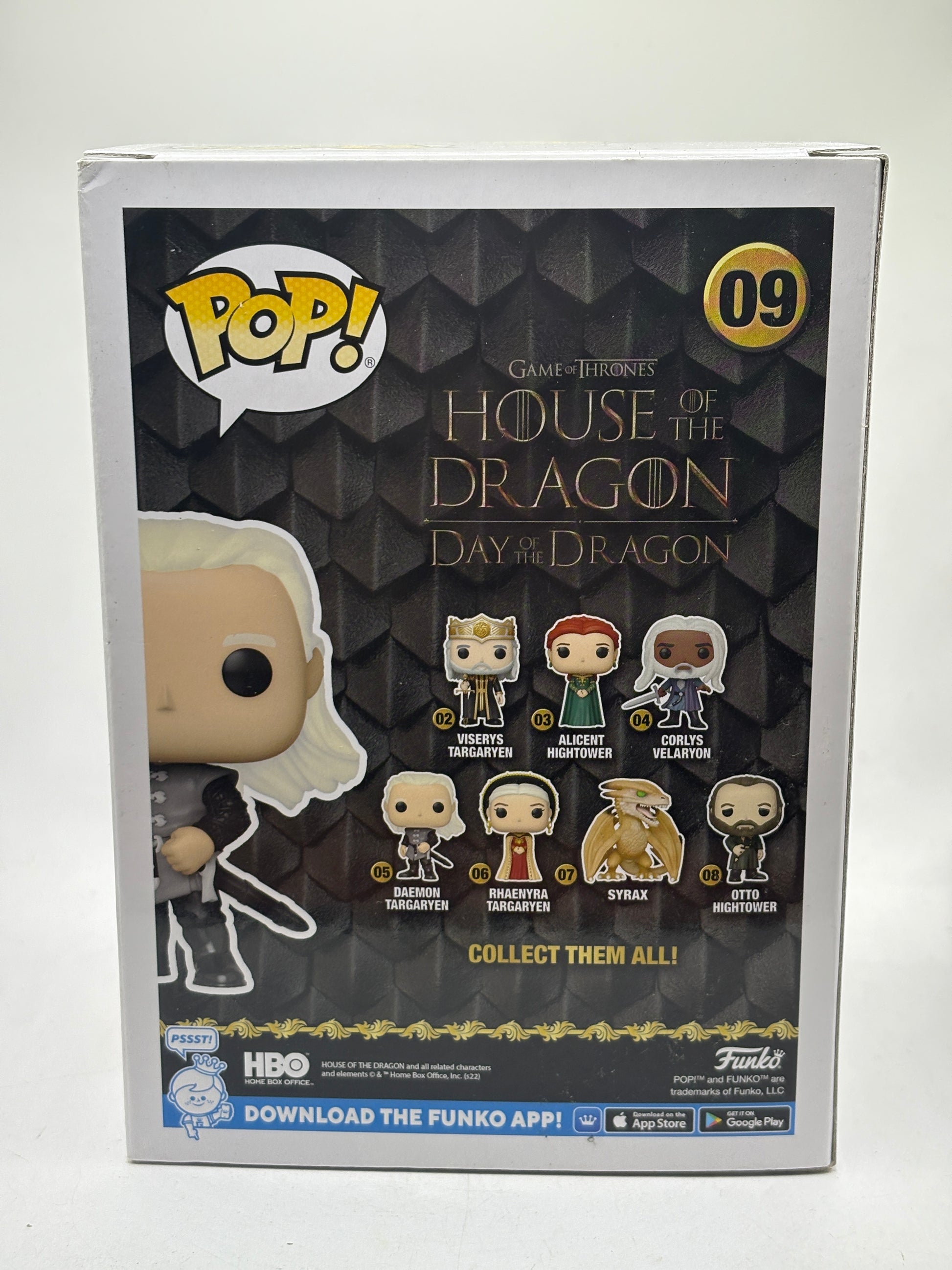 Funko POP! House of The Dragon #09 Daemon Targaryen with Dragon Egg image 3