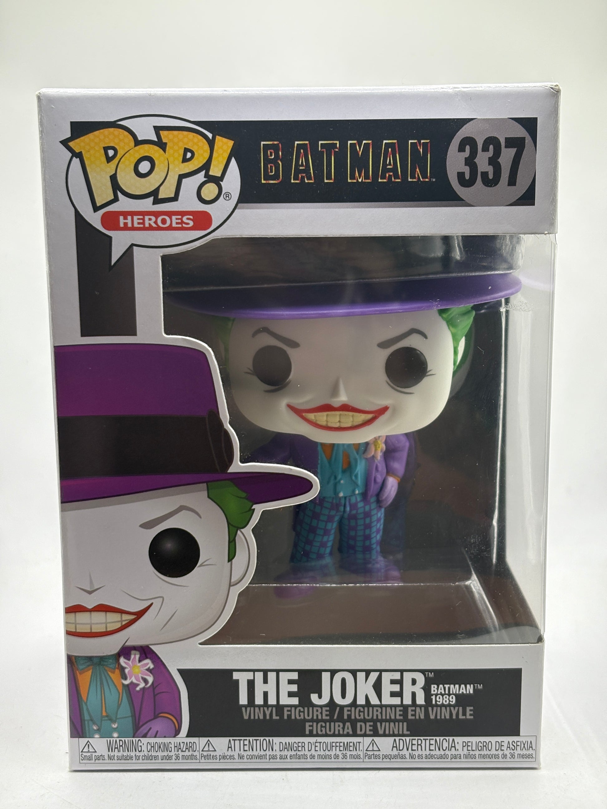 Funko POP! Heroes Batman #337 The Joker Batman 1989 Vinyl Figure image 1