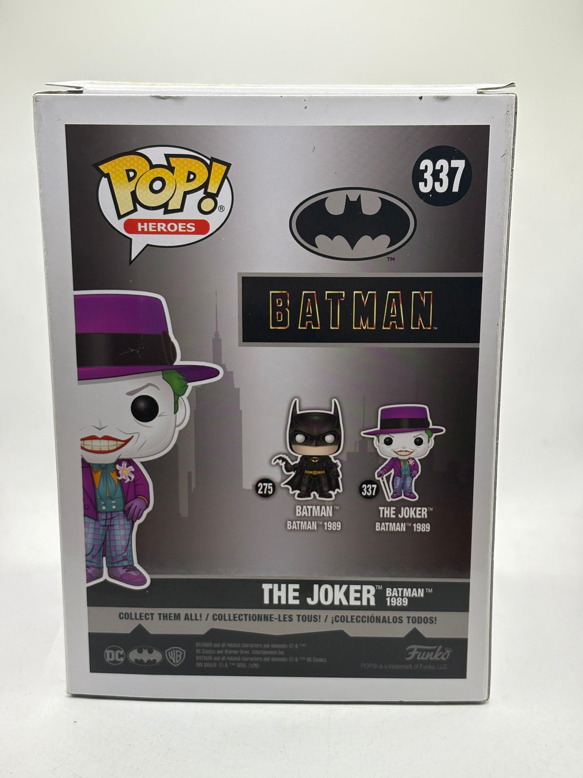 Funko POP! Heroes Batman #337 The Joker Batman 1989 Vinyl Figure image 3