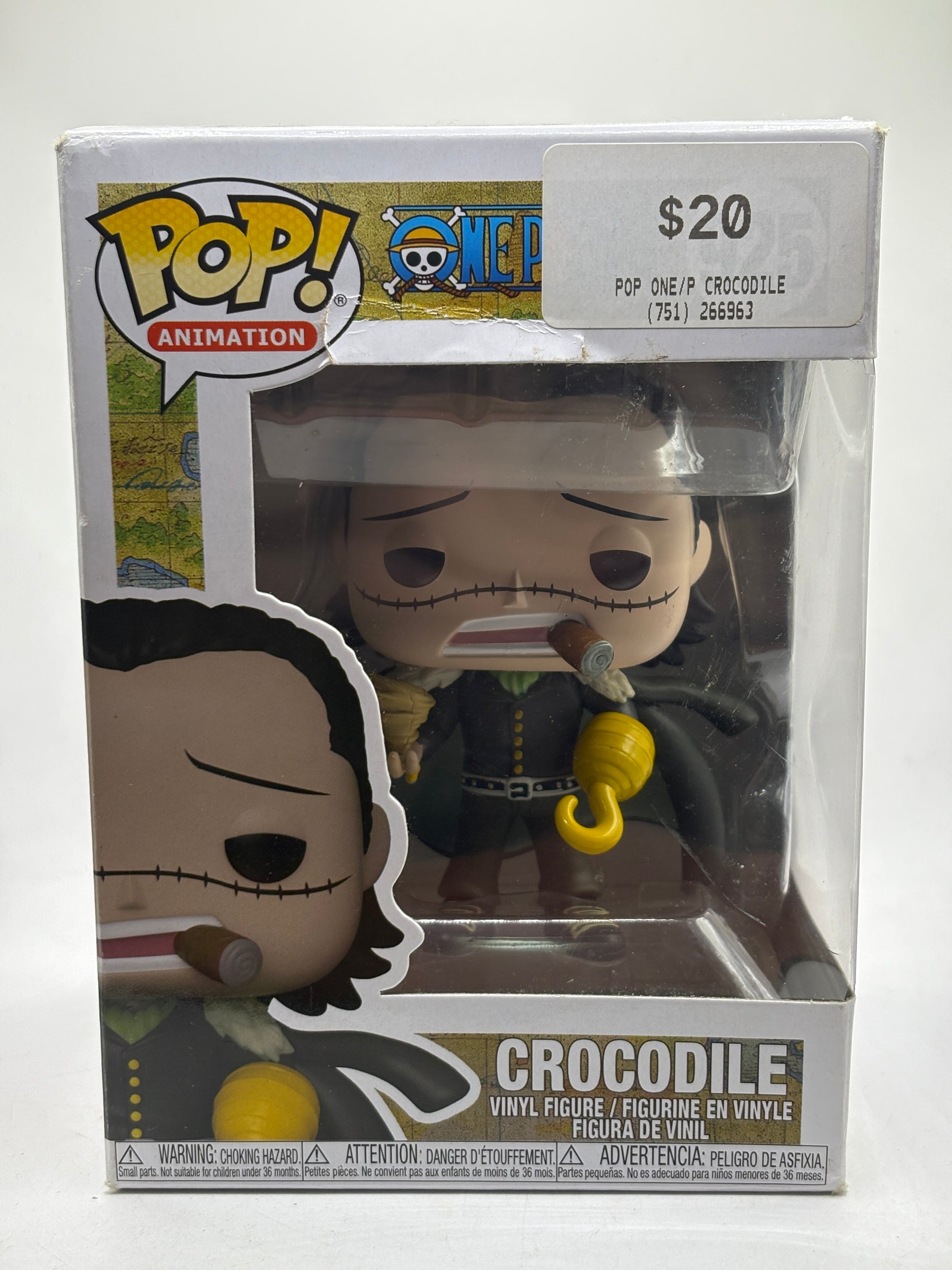 Funko POP! Animation One Piece #925 Crocodile Vinyl Figure Box Damage image 1