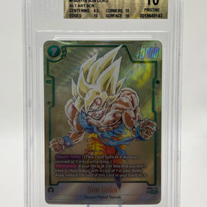 2025 Dragon Ball Super Fusion World - Son Goku FB05-119 SCR* Beckett 10 FRENLY BRICKS - Open 7 Days