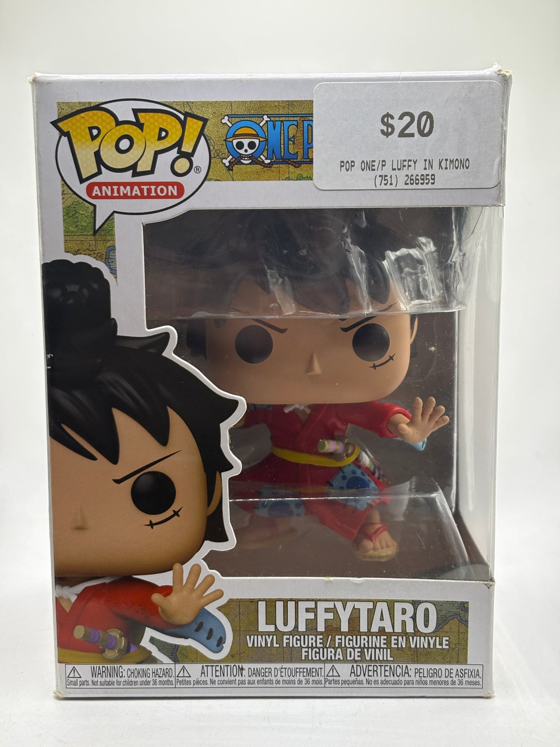 Funko POP! Animation One Piece #921 Luffytaro Vinyl Figure *Box Damage image 1