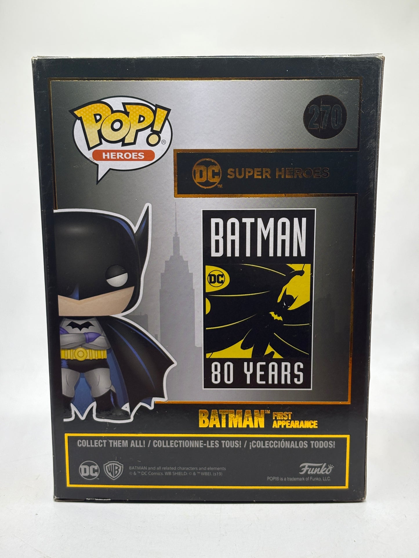 Funko POP! Heroes Batman 80th Anniversary #270 Batman First Appearance