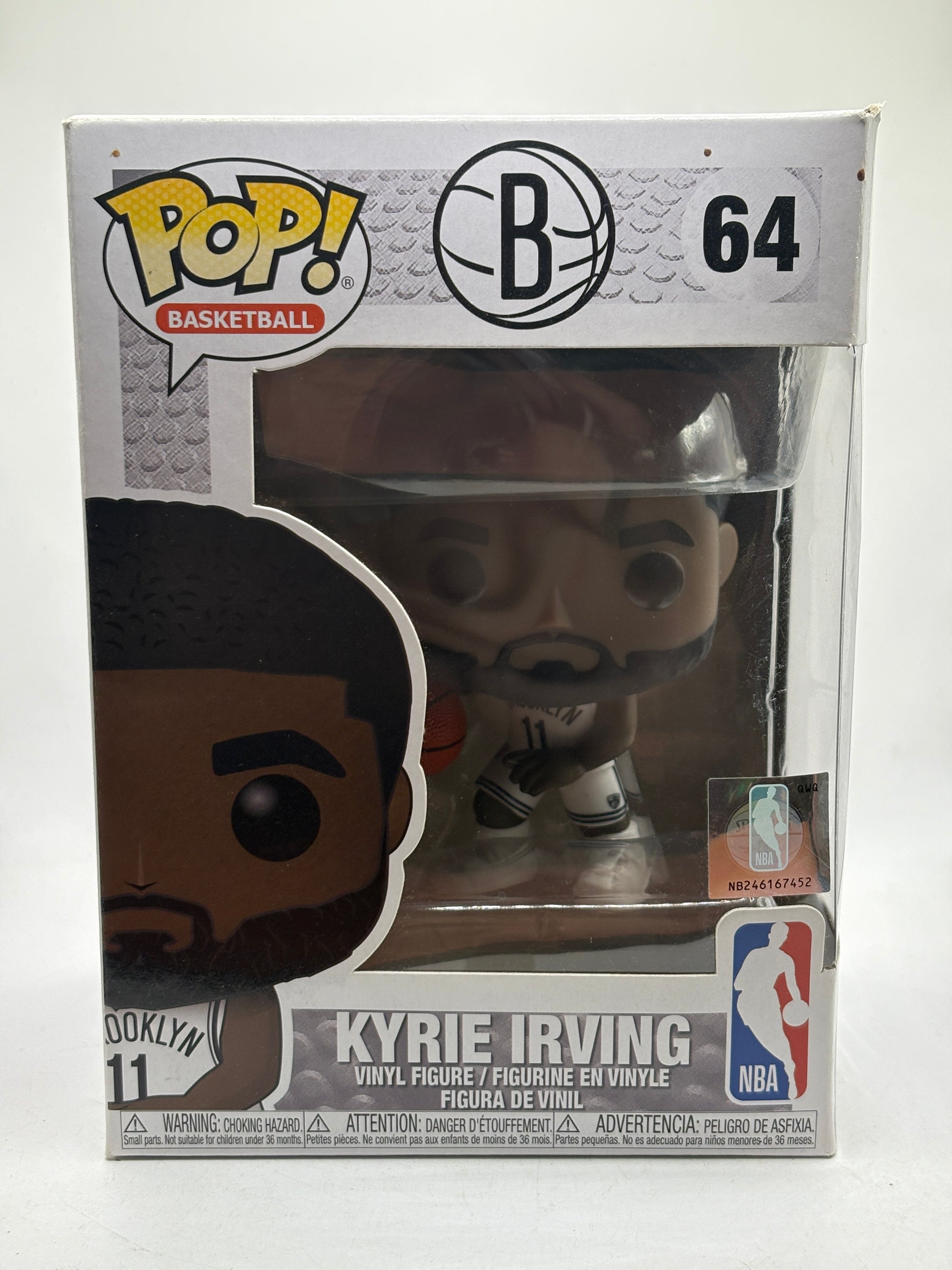 Funko POP! Basketball Brooklyn Nets #64 Kyrie Irving Vinyl Figure image 1