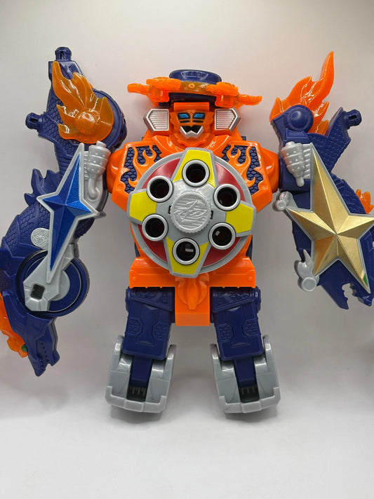 Power Rangers Ninja Steel Ninninger DX Gekiatsu DaiOh Blaze Megazord Incomplete FRENLY BRICKS - Open 7 Days