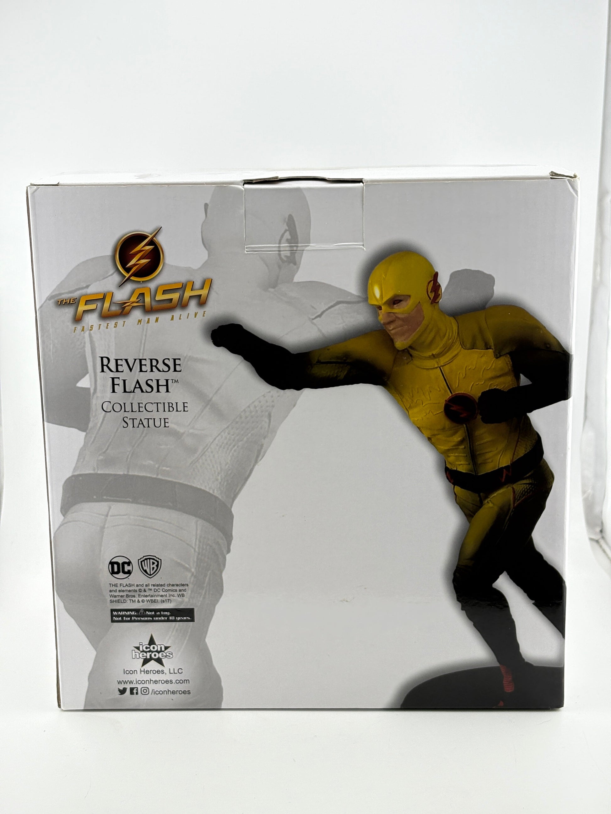 Icon Heroes DC The Flash - Reverse Flash Collectible Statue Limited Edition /1500 Open FRENLY BRICKS - Open 7 Days
