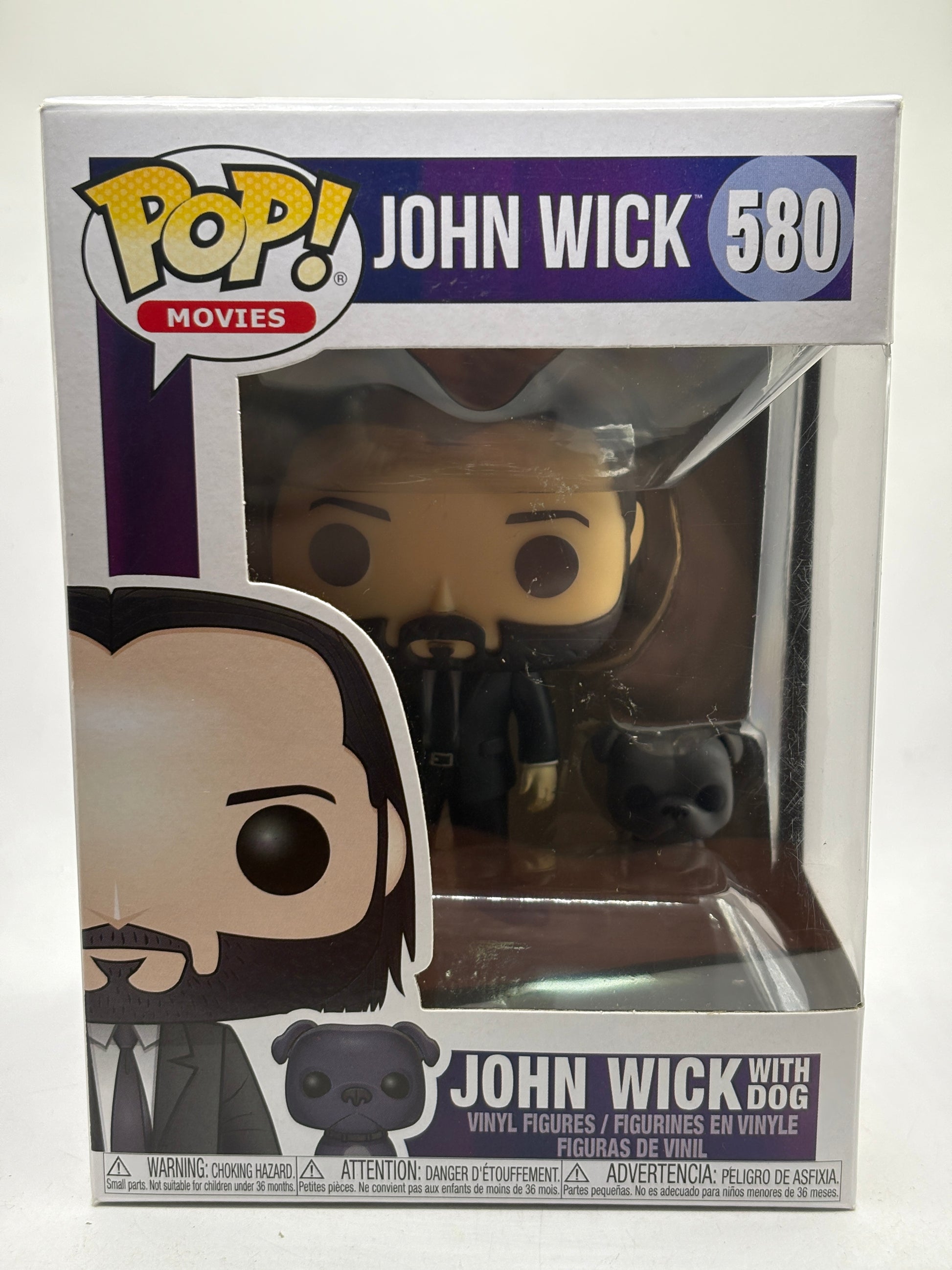 Funko POP! Movies John Wick #580 John Wick with Dog Vinyl Figures image 1