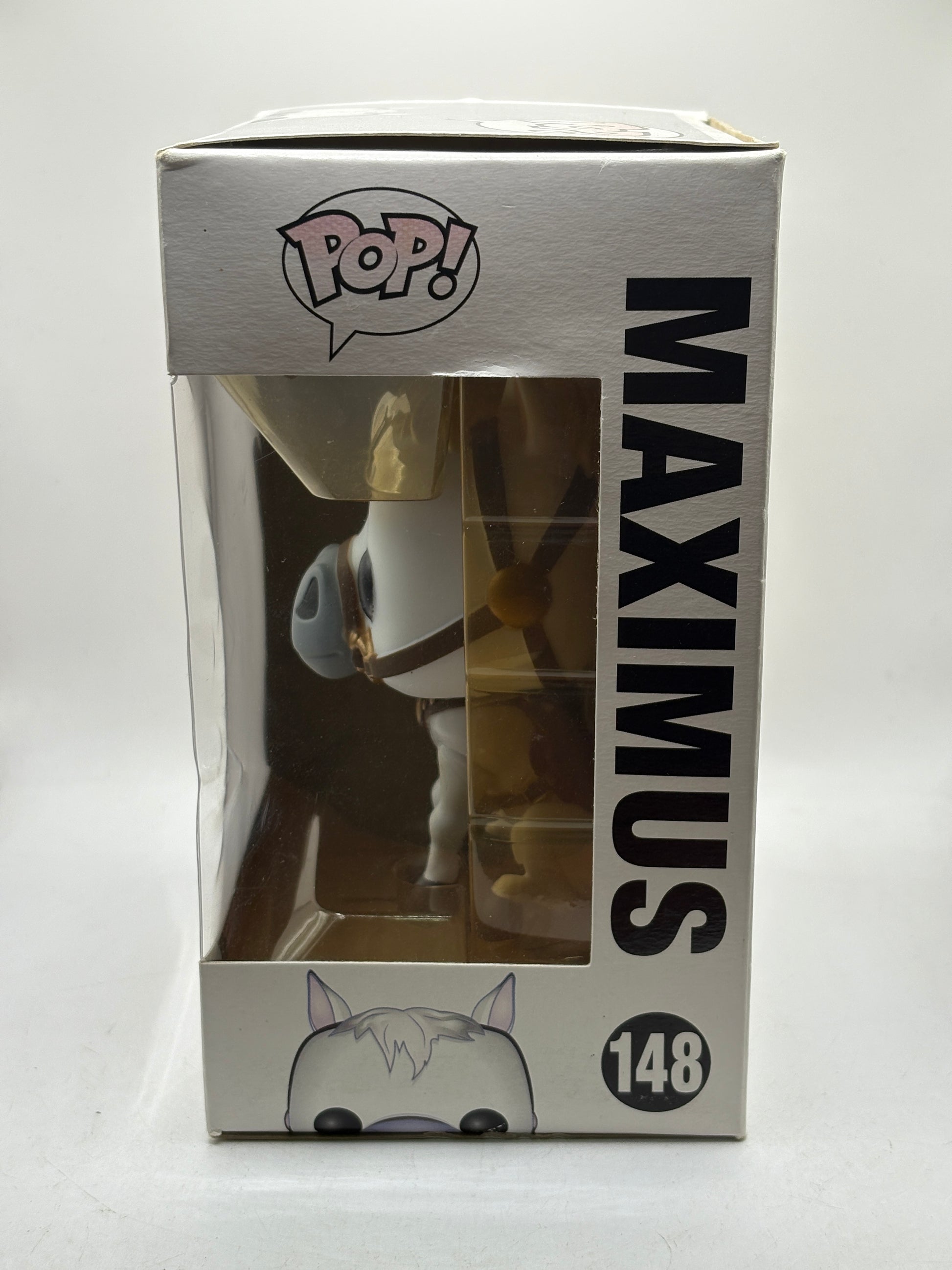 Funko POP! Disney #148 Maximus Vinyl Figure Sun Faded Box Damage image 2