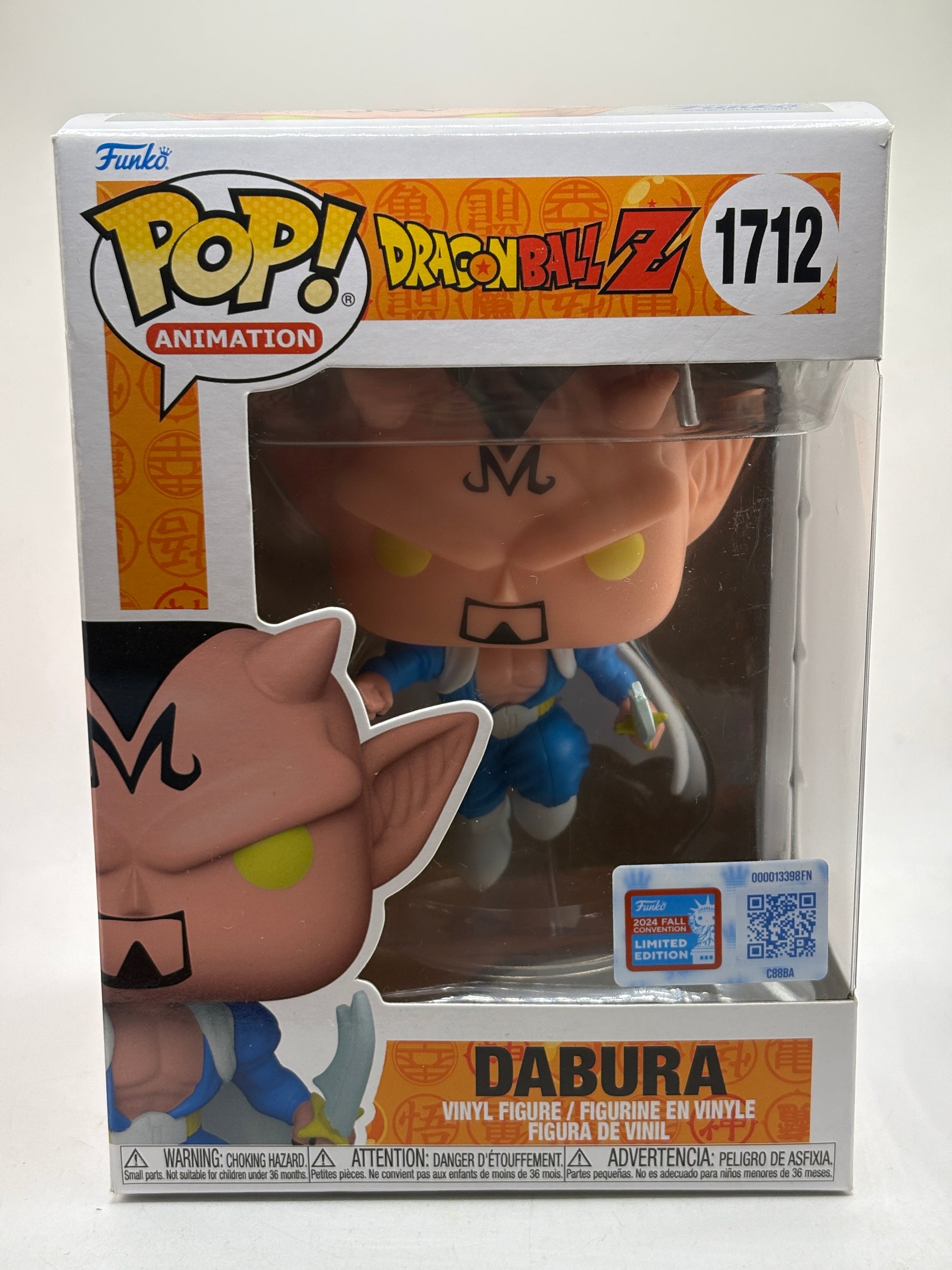 Funko POP! Animation Dragon Ball Z #1712 Dabura Vinyl Figure image 1