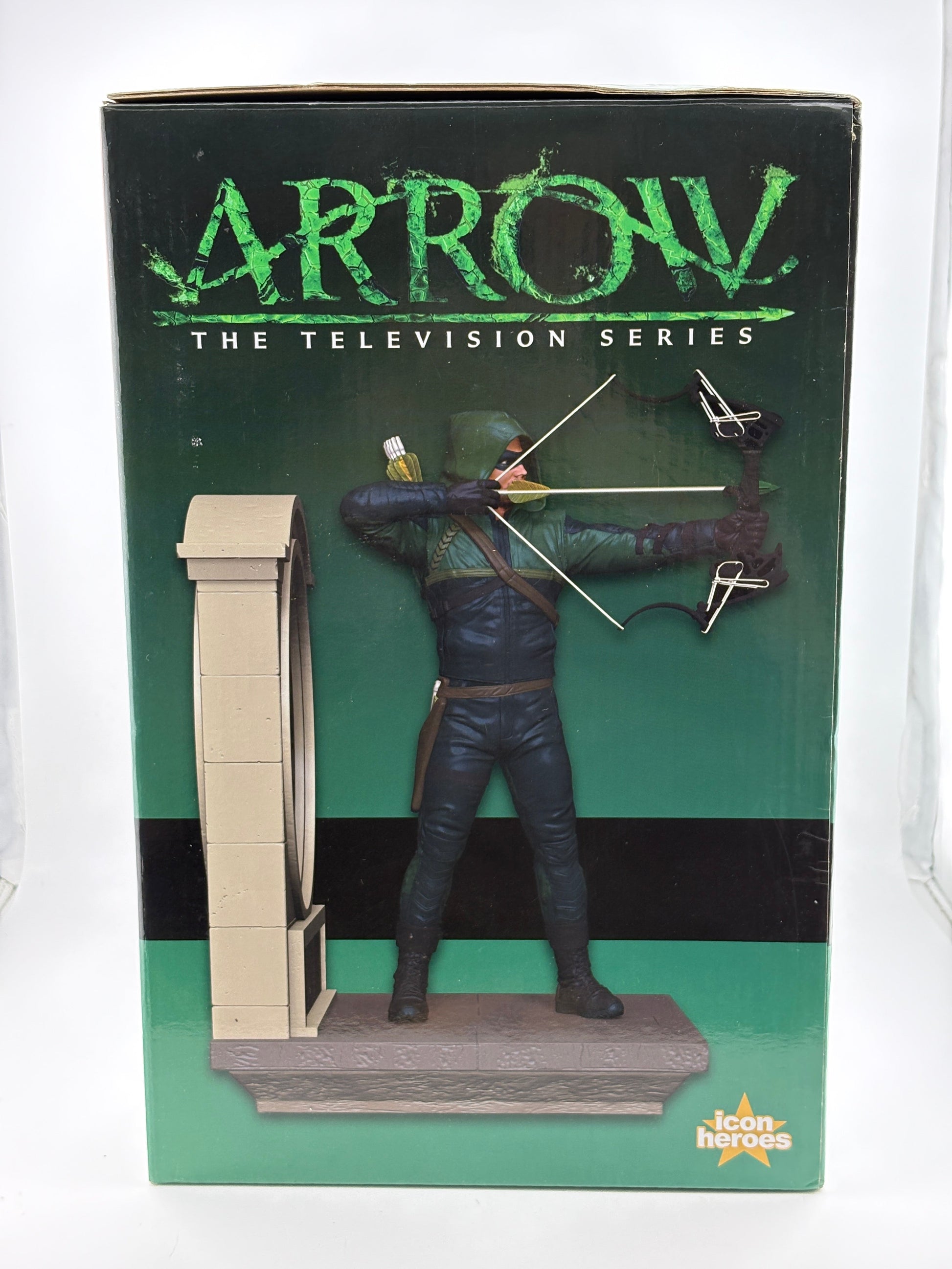 Icon Heroes: Arrow TV Series Season 1 Statue Exclusive Limited Edition Bookend FRENLY BRICKS - Open 7 Days