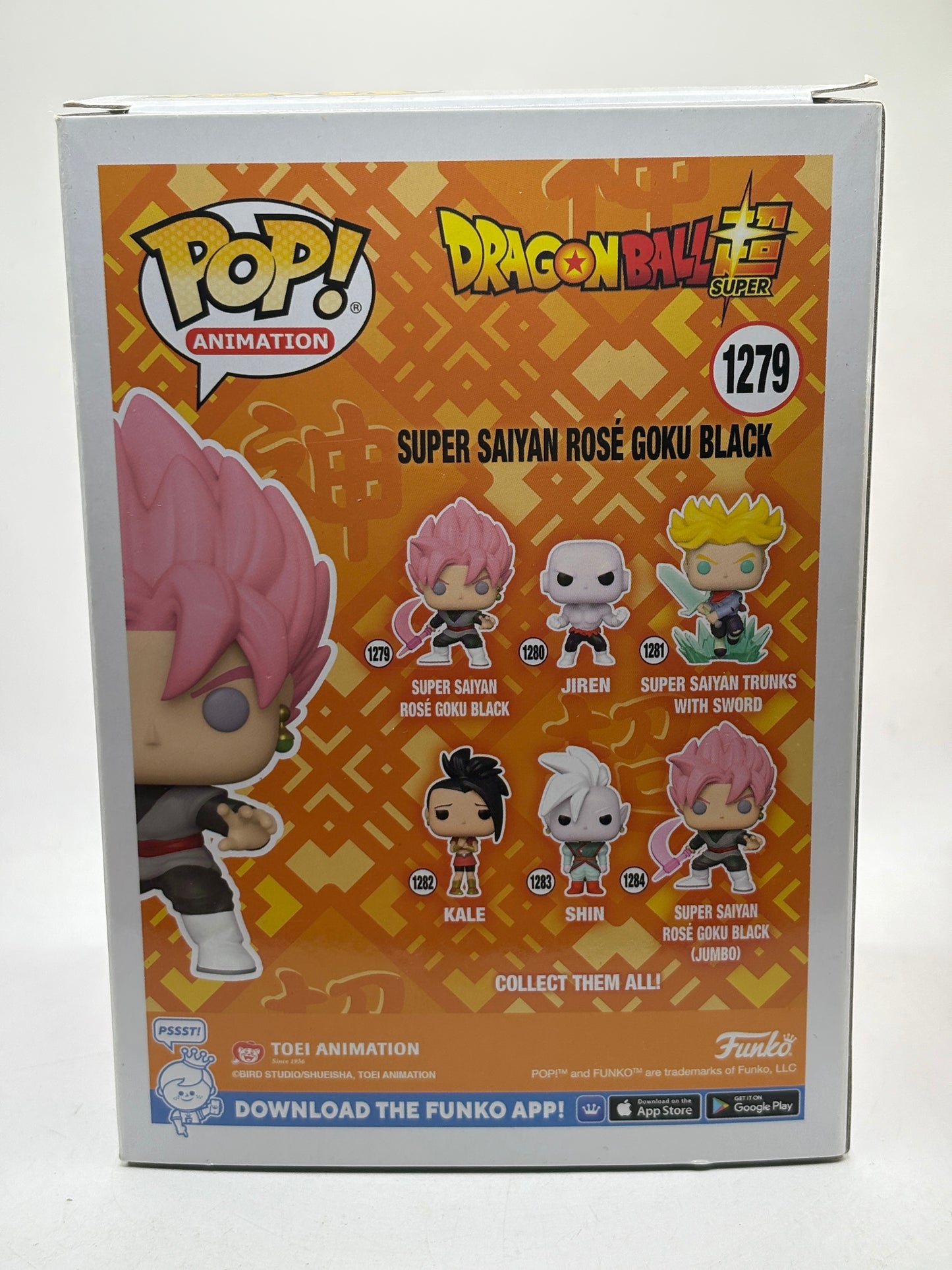 Funko POP! Animation Dragon Ball Super #1279 Super Saiyan Rose Goku Black Glow SE