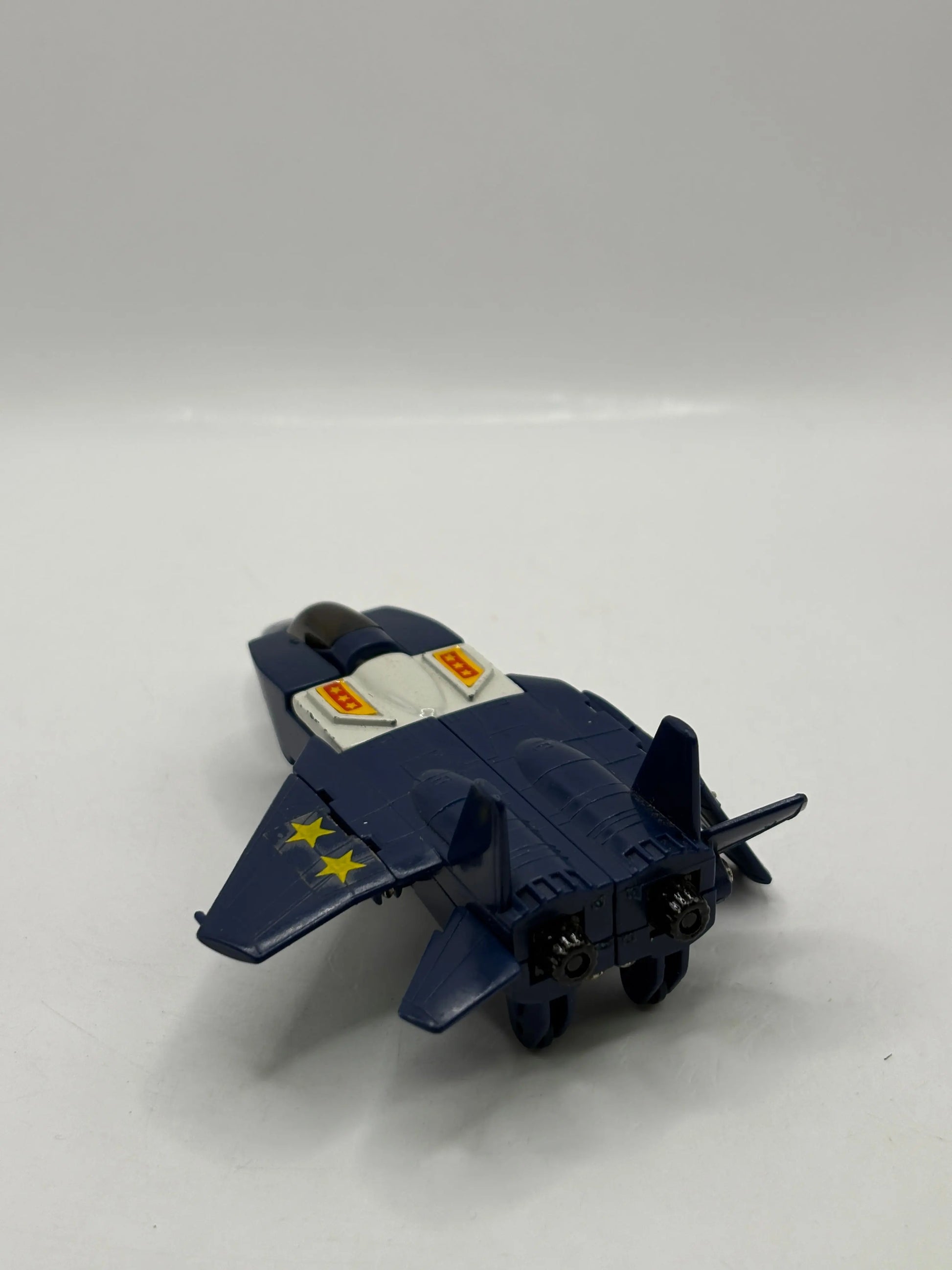1985 Bandai Gobots Blue Leader 1 Transforming robot MR-25 Jet Plane Vintage FRENLY BRICKS - Open 7 Days