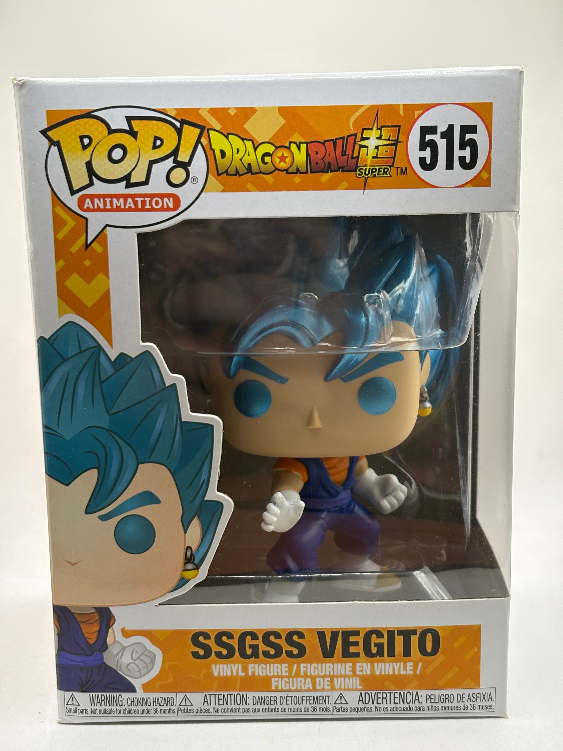Funko POP! Animation Dragon Ball Super #515 SSGSS Vegito Vinyl Figure image 1