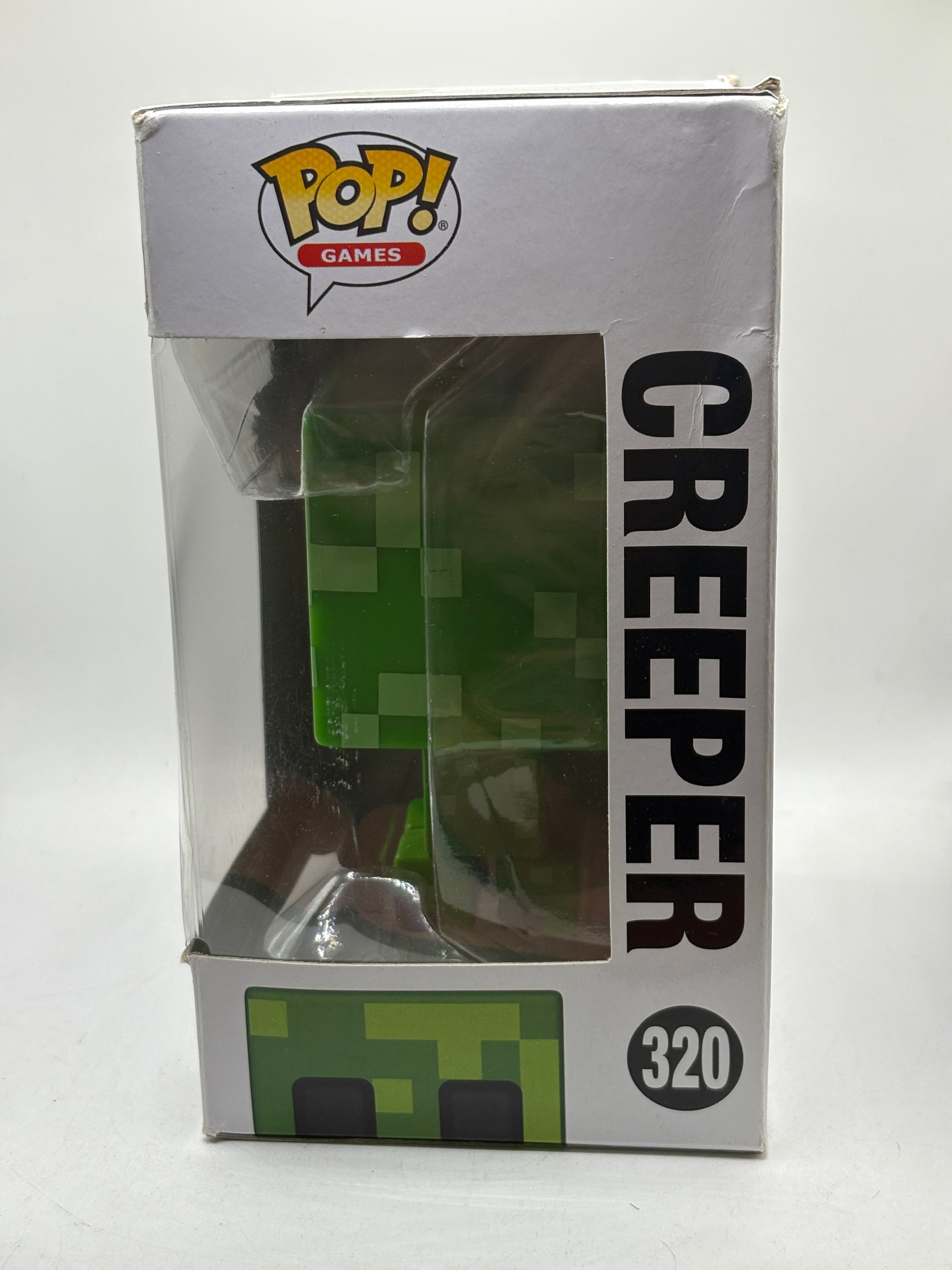 Funko POP! Games Minecraft #320 Creeper Vinyl Figure Box Damage image 2