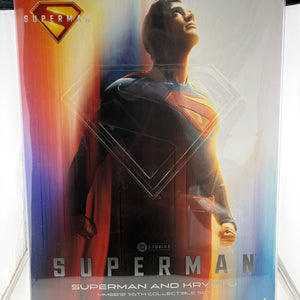 Hot Toys Superman & Krypto Deluxe 1/6 Scale Figure MMS812 Brand New FRENLY BRICKS - Open 7 Days