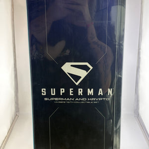 Hot Toys Superman & Krypto Deluxe 1/6 Scale Figure MMS812 Brand New FRENLY BRICKS - Open 7 Days