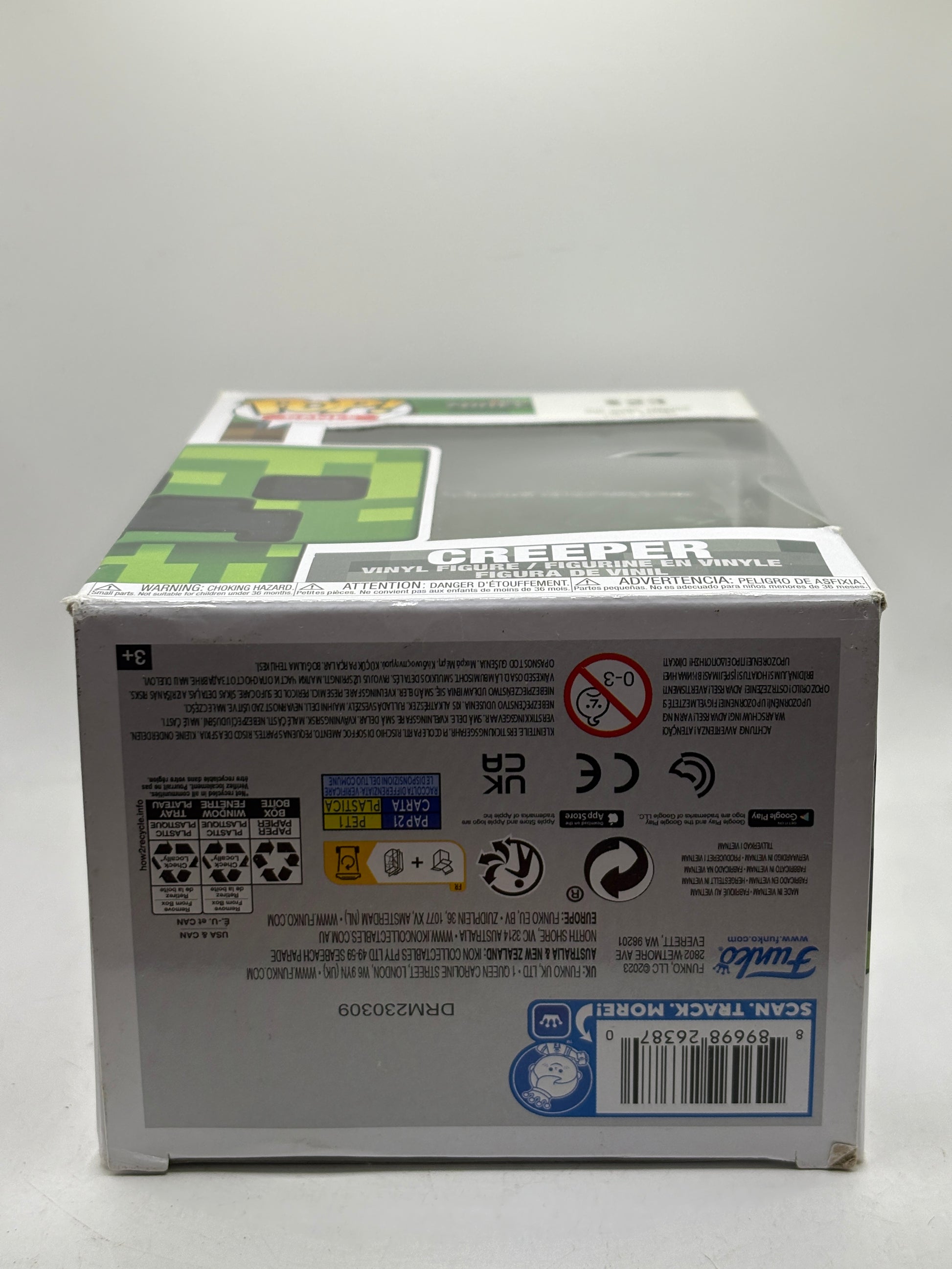 Funko POP! Games Minecraft #320 Creeper Vinyl Figure Box Damage image 6