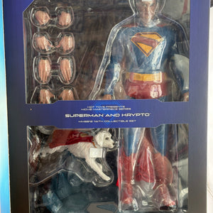 Hot Toys Superman & Krypto Deluxe 1/6 Scale Figure MMS812 Brand New FRENLY BRICKS - Open 7 Days