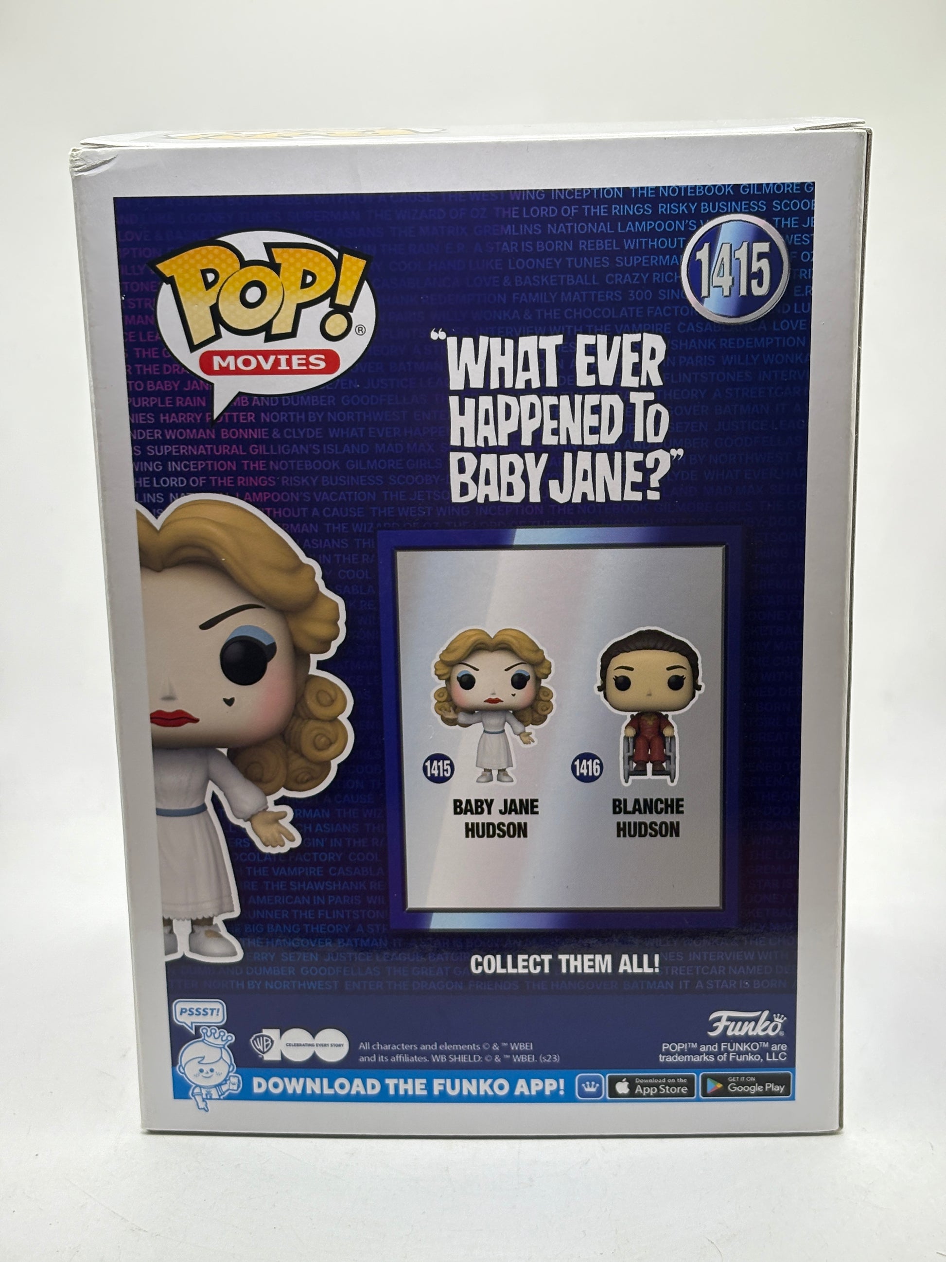 Funko POP! Movies WB 100 #1415 Baby Jane Hudson Limited B&W Chase image 3