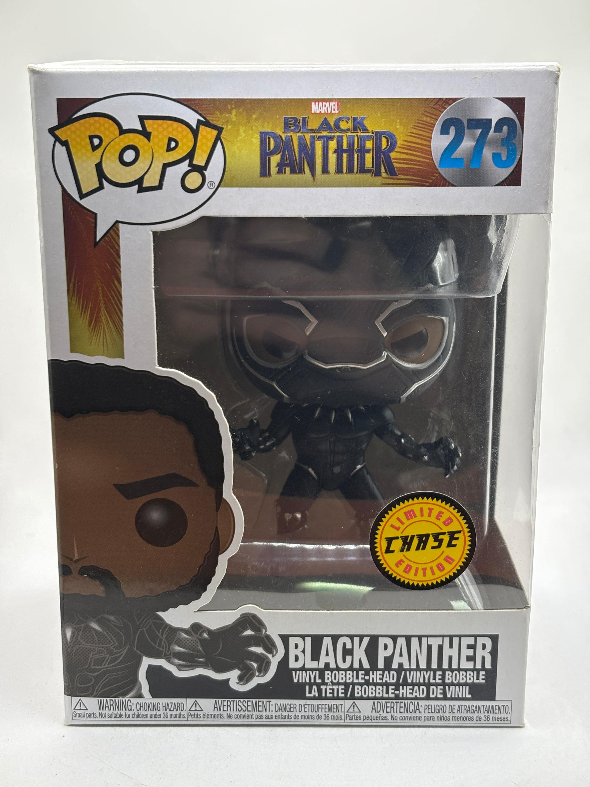Funko POP! Marvel Black Panther #273 Black Panther Limited Chase image 1